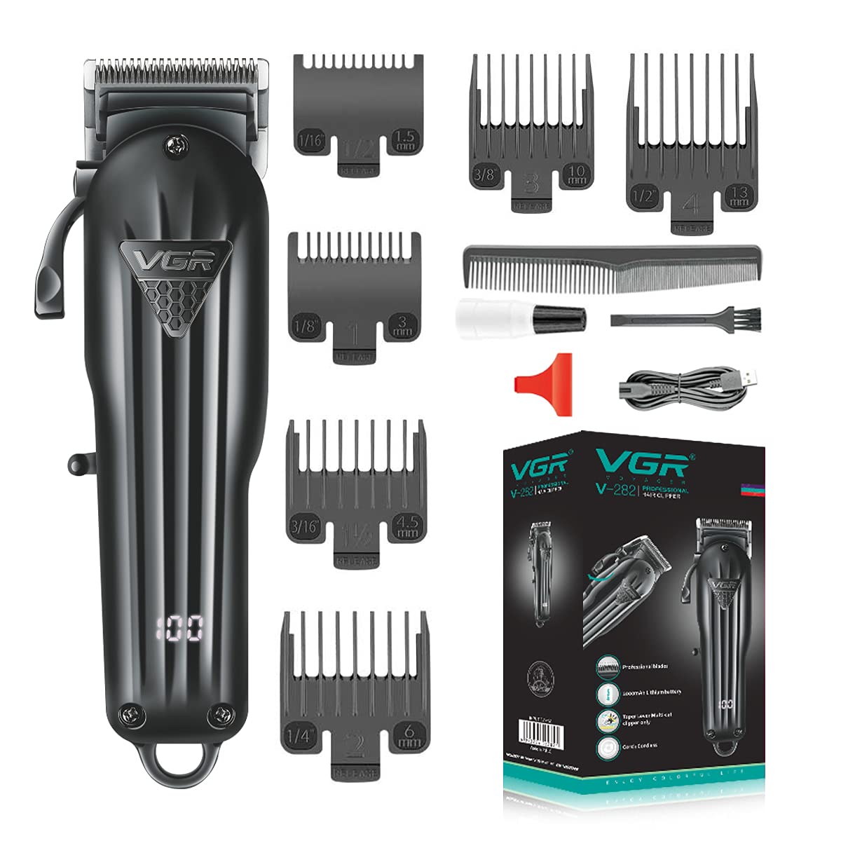 VGR Professional Rechargeable Hair Clipper: Buy Cordless Trimmer For hair and beard Cutting Best Price in Sri Lanka | ido.lk