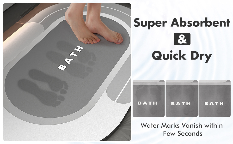 Water Absorbent Bathroom Mat Non Slip Entrance Doormat: Buy  Waterproof Bath Mat Best Price in Sri Lanka | ido.lk