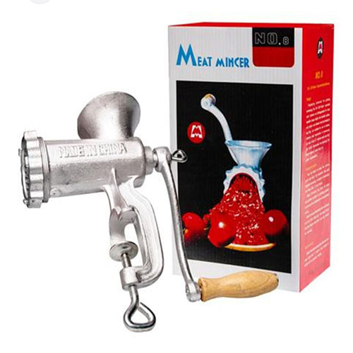 Manual Steel Meat Grinder Hand Operated Meat Mincer@ ido.lk