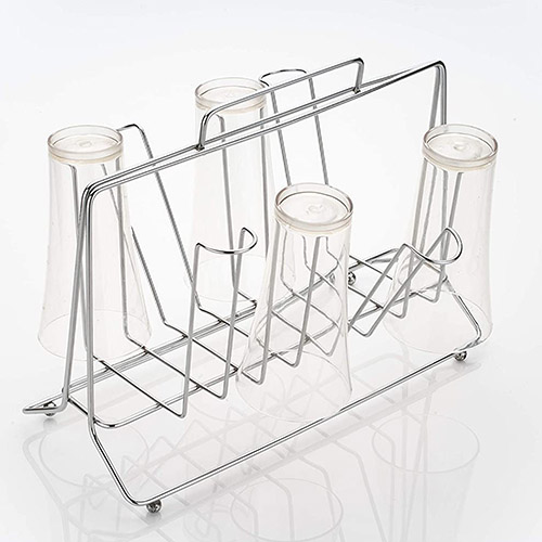 Stainless Steel Glass Stand for Dinning Table Kitchen & Dining