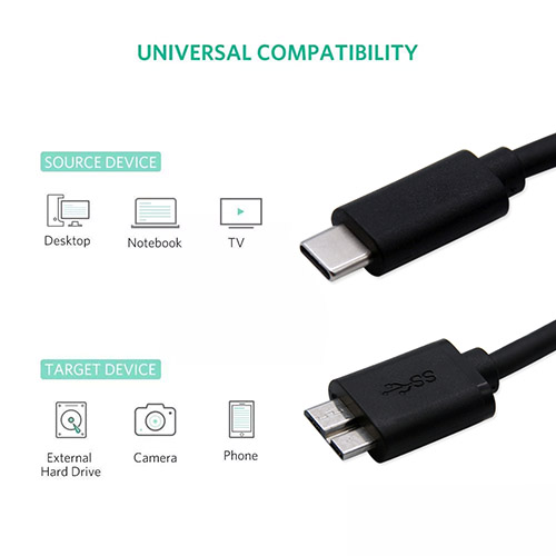 USB 3.0 Type C External Hard Reading Cable @ido.lk
