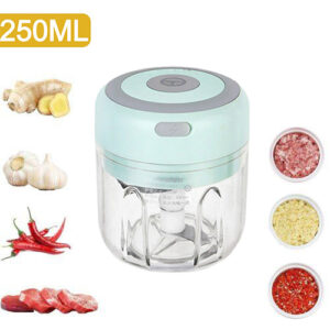 Electric Mini Food Chopper 250ml Garlic Mincer Kitchen & Dining