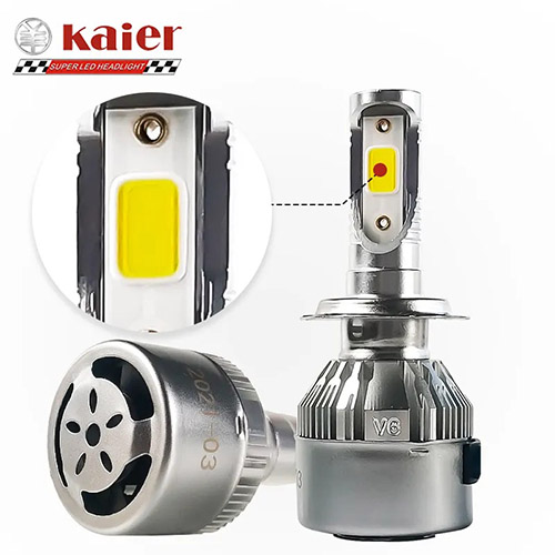 Kaier V6 LED Headlight Bulb 2pcs Car Care Accessories