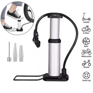 Portable Mini Foot Air Pump for Bicycle, Bike and Car@ido.lk