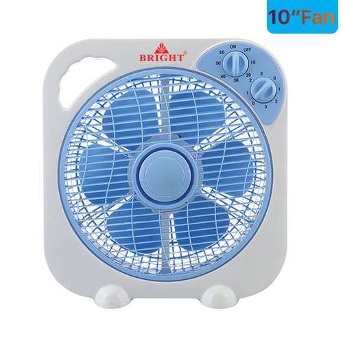 Bright 10inch Box Desk Fan with Timer Home & Lifestyle