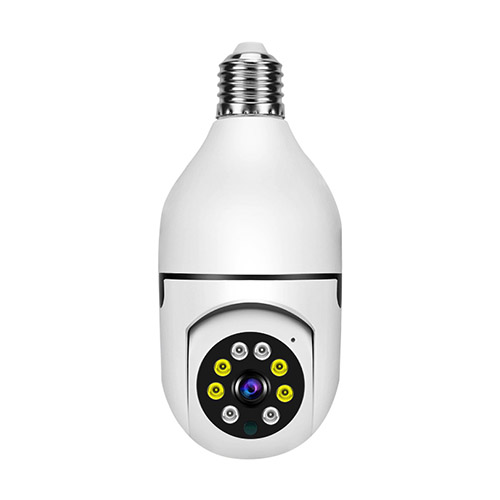 Bulb Smart WiFi PTZ Camera V380 Pro Security Camera