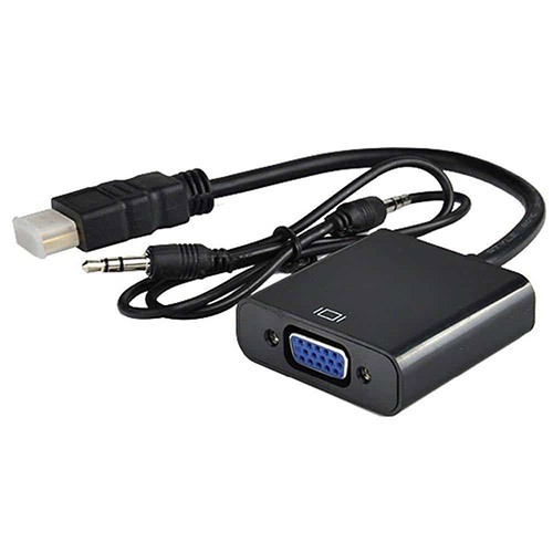 HDMI to VGA Converter with Audio Output Computer Accessories