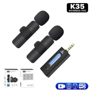 K35 Wireless Dual Clip Microphone: Buy Wireless Dual Clip Microphone Best Price in Sri Lanka | ido.lk