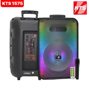 KTS-1575 Portable Karaoke Wireless Speaker 12 Inch Audio