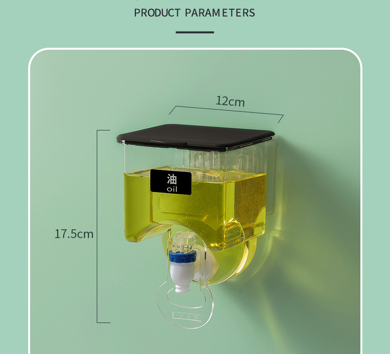 Wall Mounted Oil Dispenser Transparent Liquid Seasoning Tank: BuyWall Mounted Oil Dispenser Best Price in Sri Lanka | ido.lk