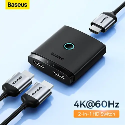 Baseus Bidirectional HDMI Switch 2 in 1 Computer Accessories