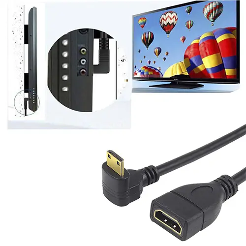HDMI Extension Cable 90 Degree L-Type Computer Accessories