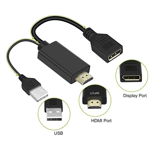 HDMI to Displayport Converter Adapter Computer Accessories