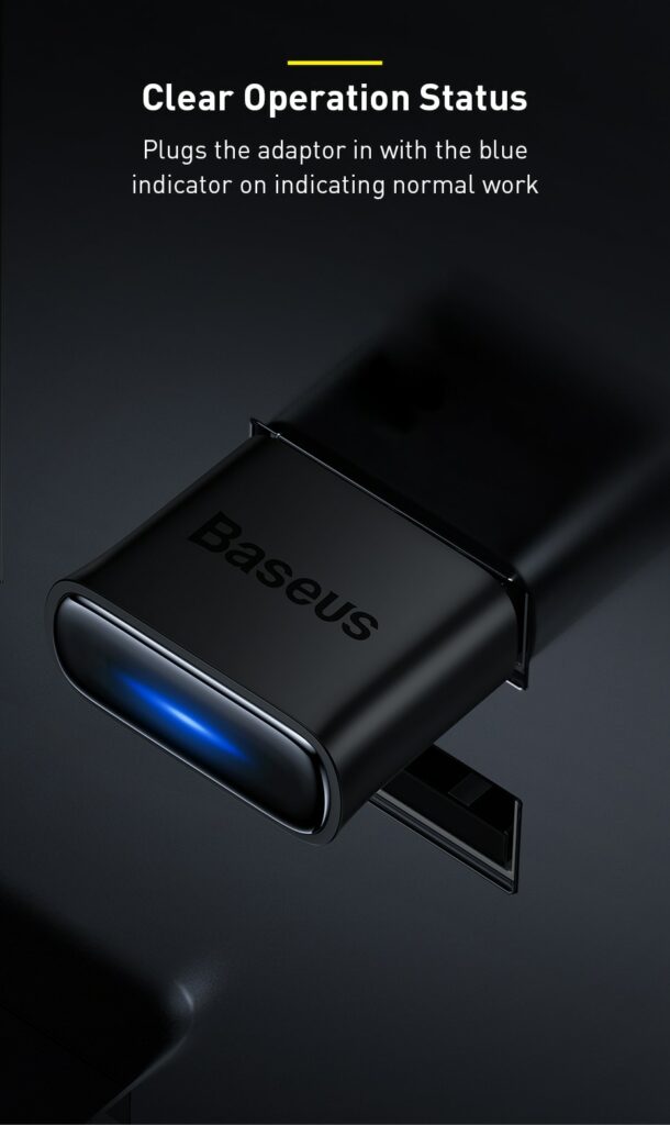 Baseus Wireless Bluetooth 5.0 Adapter BA04: Buy Baseus Wireless Bluetooth 5.0 Adapter BA04 Best Price in Sri Lanka | ido.lk
