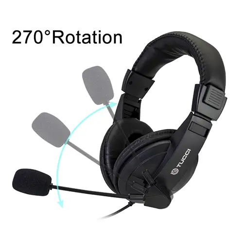 Stereo PC Gaming Headset with Microphone TUCCI TC-L750MV Headphones