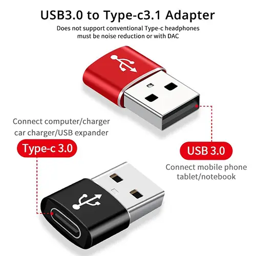 ​USB C Female to USB Male Adapter Mobile Accessories