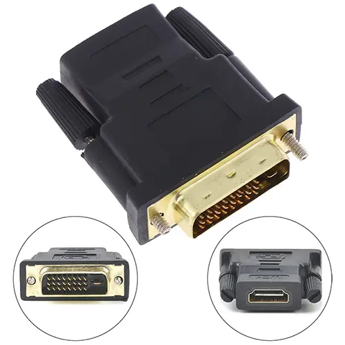 HDMI Female to DVI Connector Computer Accessories