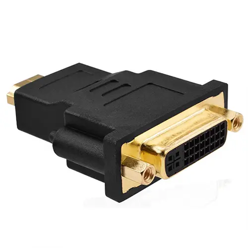 HDMI Male to DVI I Female Converter Computer Accessories