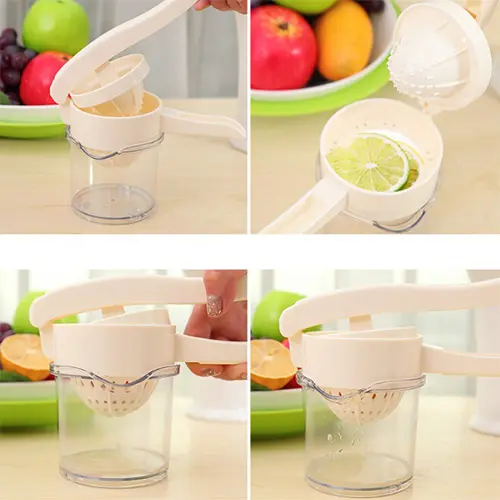 Hand Press Juice Squeezer Lemon Presser Mini Fruit Juicer Kitchen & Dining