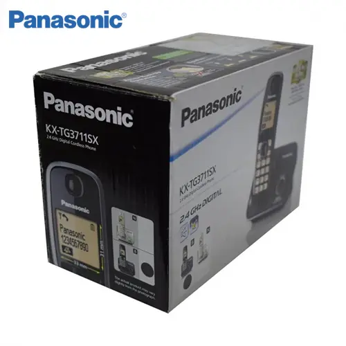 Panasonic Landline Cordless Phone KX-TG3711SX Land Phone
