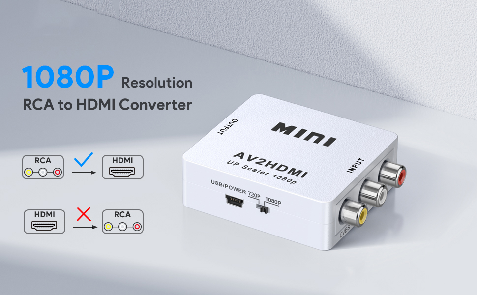 AV to HDMI Converter RCA Composite CVBS Adapter: Buy AV to HDMI Converter Best Price in Sri Lanka | ido.lk