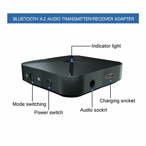 2 in 1 Wireless Audio Transmitter Receiver Gadgets & Accesories
