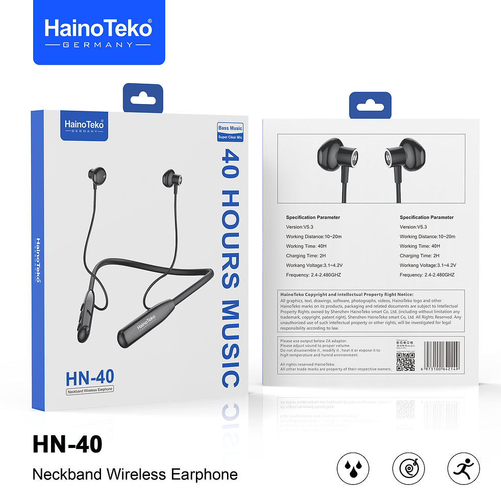 Haino Teko HN-40 Neckband Wireless Earphones: Buy Haino Teko HN-40 Neckband Wireless Earphones Best Price in Sri Lanka | ido.lk