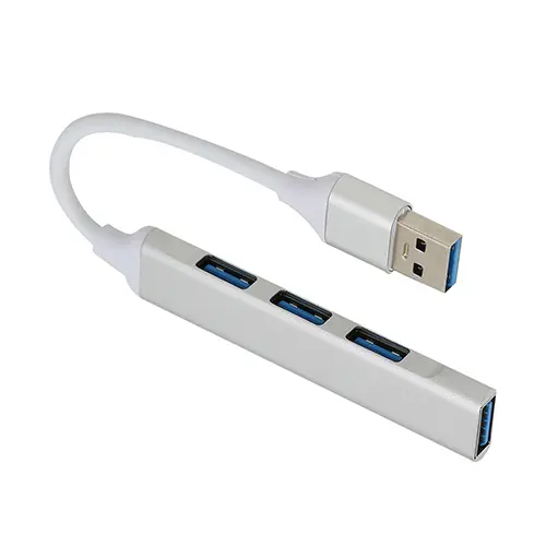 4 Port USB 3.0 Hub Slim Portable USB Hub Extensions Computer Accessories