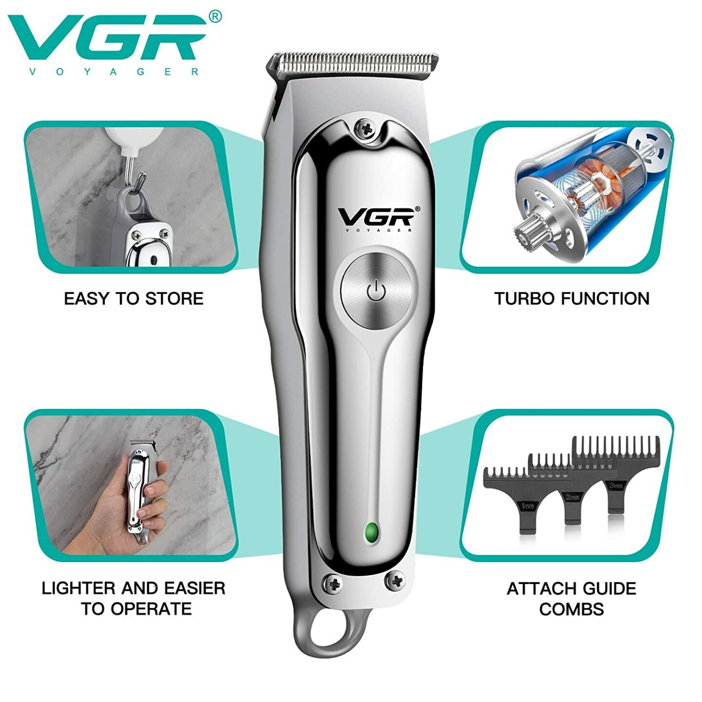 VGR V-071 Cordless Professional Hair Clipper: Buy VGR V-071 Cordless Professional Hair Clipper Best Price in Sri Lanka | ido.lk