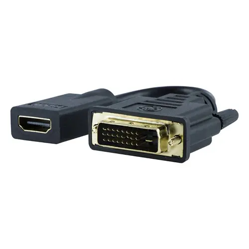 HDMI Female to DVI D Male 24+1 Converter Cable Computer Accessories