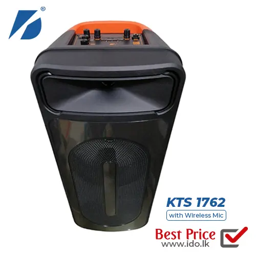 Karaoke Portable Party Speaker with Wireless Mic KTS 1762 Audio