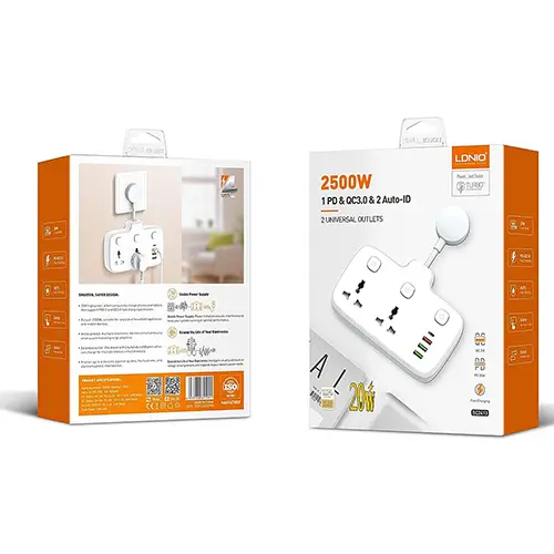Ldnio PD & QC3.0 2 Outlets Power Socket SC2413 Gadgets & Accesories