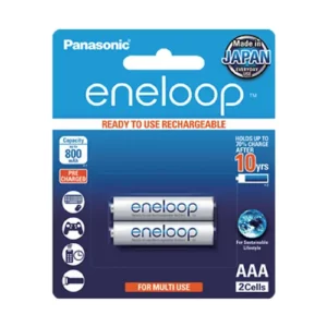 Panasonic Eneloop Rechargeable Battery AAA 2Pcs 800mAh Battery