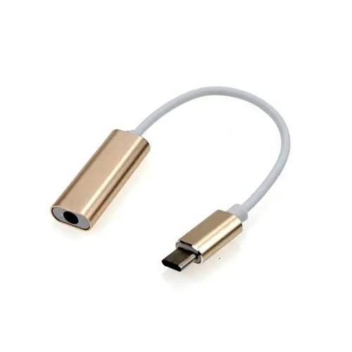 Type C Sound Card USB C to 3.5mm Female Audio Adapter Computer Accessories