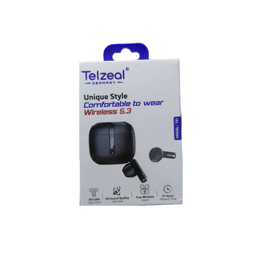 Telzeal TS1 Wireless Bluetooth Earbuds: Telzeal TS1 Wireless Bluetooth Earbuds Best Price in Sri Lanka | ido.lk