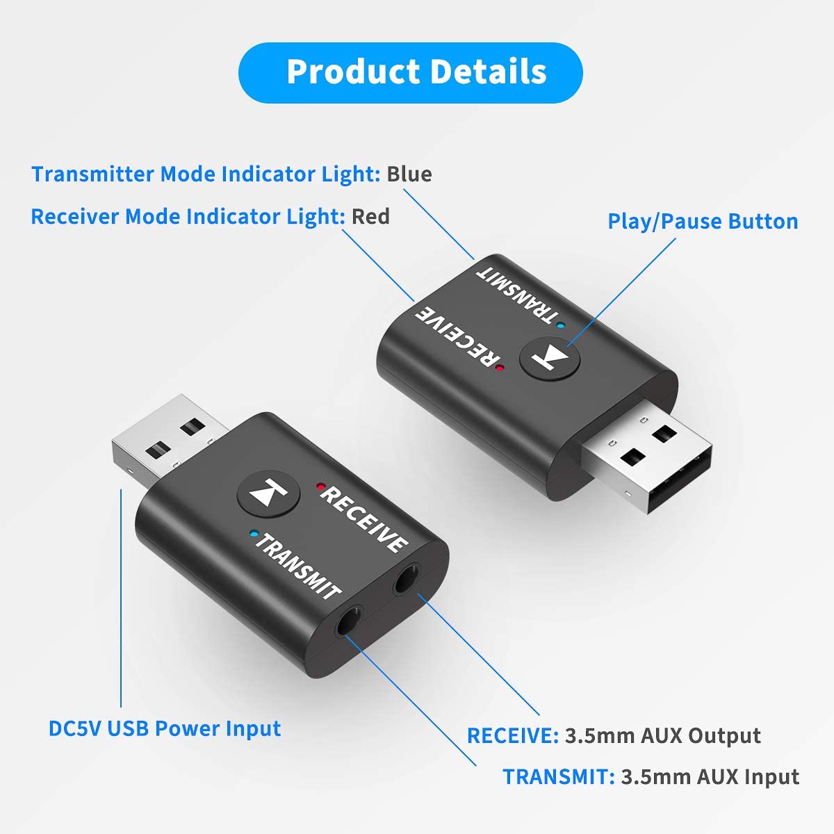 Bluetooth Adapter Transmitter and Receiver: Buy Bluetooth Adapter Transmitter and Receiver - ido.lk