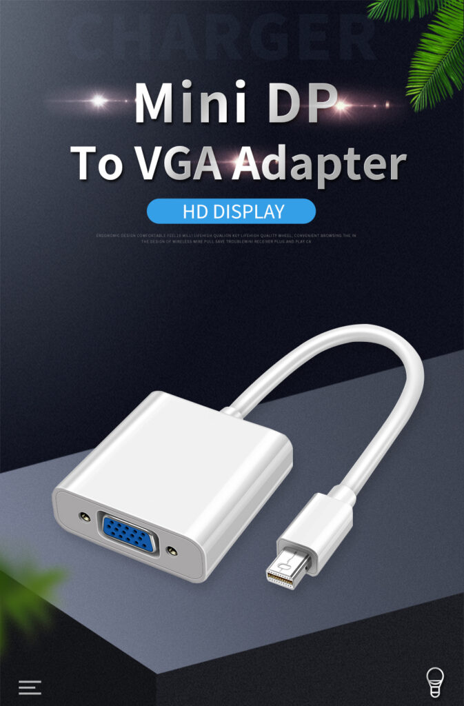 Mini DisplayPort to VGA Converter Adapter: Buy Mini DisplayPort to VGA Converter in Sri Lanka | ido.lk