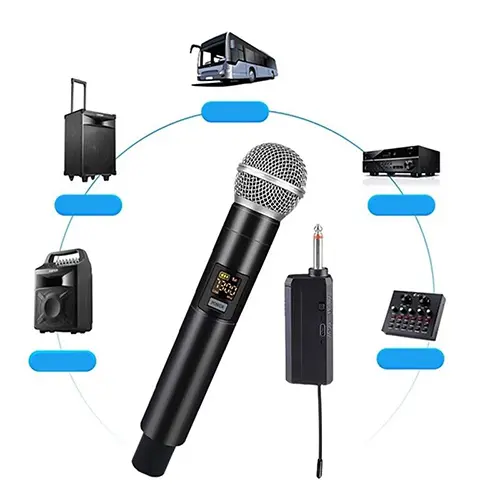Professional Rechargeable Wireless Microphone Microphone Accessories