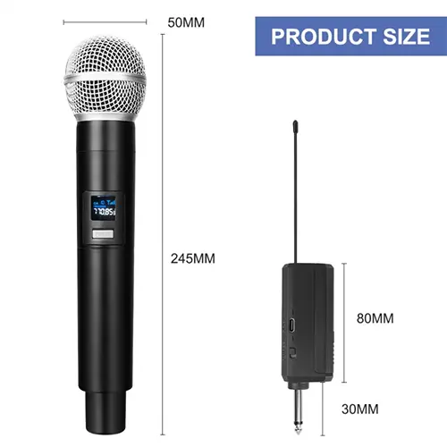 Professional Rechargeable Wireless Microphone Microphone Accessories