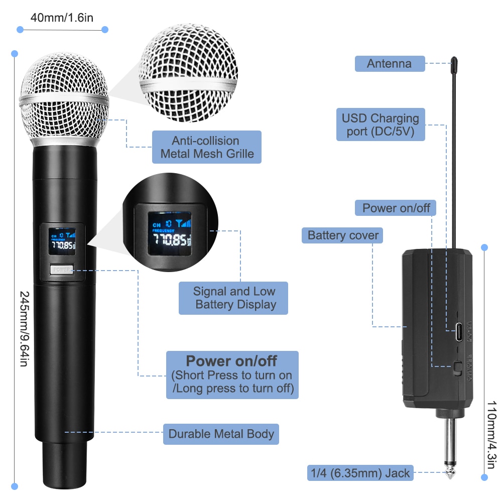 Professional Rechargeable Wireless Microphone: Buy Professional Rechargeable Wireless Microphone Best Price in Sri Lanka | ido.lk