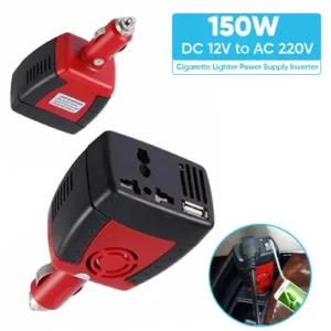 150W Car Power Inverter Adapter 12V DC to 220V AC Car Care Accessories