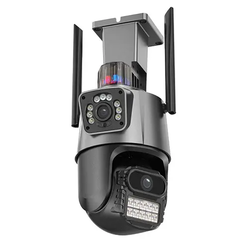 Dual Lens Wifi Camera 4MP 2K PTZ CCTV Surveillance Camera Security Camera