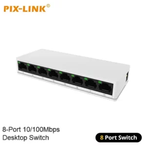 8 Port Network Switch PIX-LINK SW08 10/100Mbps Computer Accessories