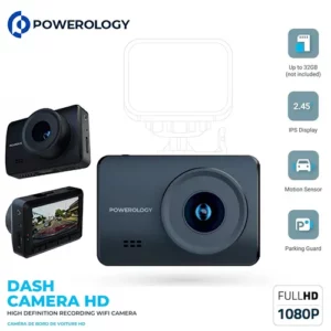 Powerology Car Dash Camera HD Car Care Accessories