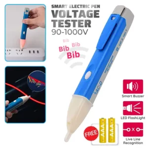 Voltage Detector Tester Pen AC Voltage indicator 90-1000V Gadgets & Accesories