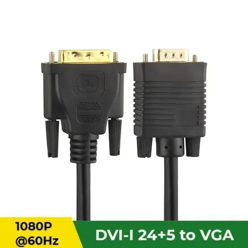 DVI Male to VGA Male Cable DVII 24+5 Converter in Sri Lanka ido.lk