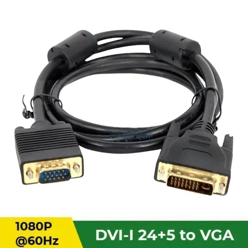 DVI Male to VGA Male Cable DVII 24+5 Converter in Sri Lanka ido.lk