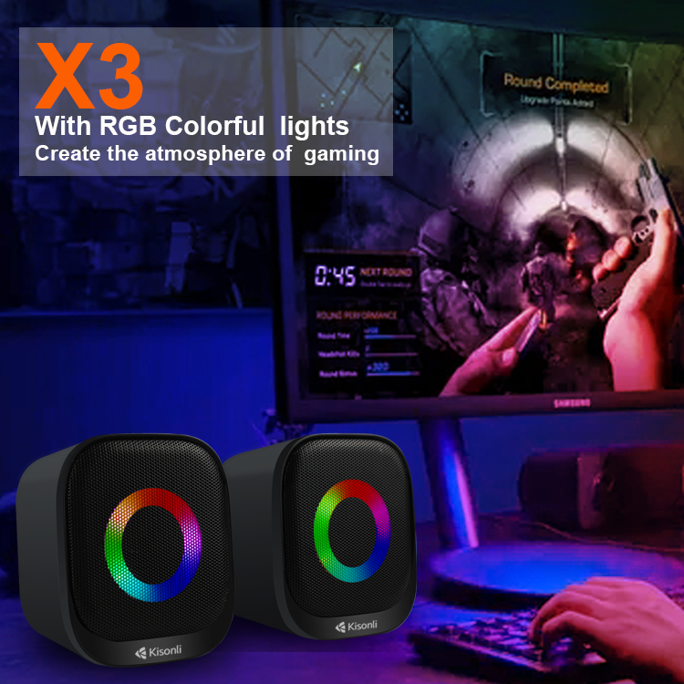 Kisonli X3 USB 2.0 Multimedia Speaker Best Price in Sri Lanka | ido.lk