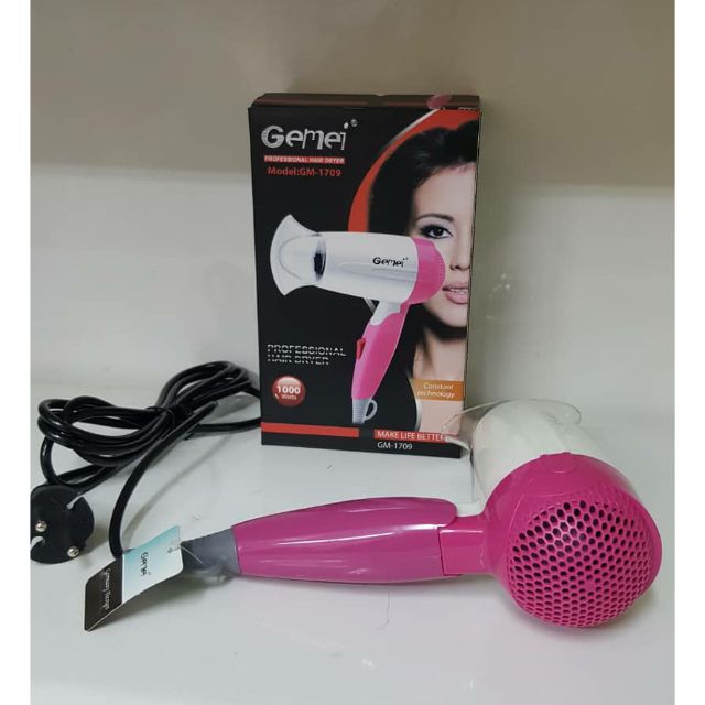 Gemei Hair Dryer GM1709 1000W in Sri Lanka ido.lk