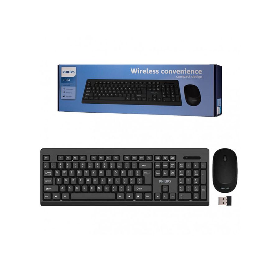 Philips C324 Wireless Keyboard and Mouse: Buy Philips C324 Wireless Keyboard and Mouse in Sri Lanka | ido.lk